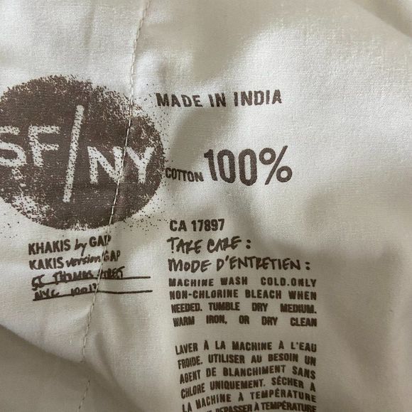 GAP‎ Cream Khaki Boyfriend Roll Up Shorts - Picture 6 of 9